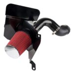 Suride Cold Air Intake Kit with Filter Heat Shield for 2003-2007 Ram 2500 5.9L L6, 2003-2007 Ram 3500 5.9L L6 (Red)