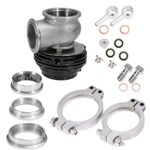 QKPARTS WASTEGATE Replacement for TIAL MVS 38mm Black with V-Band and Flanges MV-S New