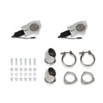 3" Electric Exhaust Cutout Kit Stainless Steel – Remote Control Included - Image 3