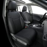 Luxury Black Faux Leather Car Seat Covers for Toyota Corolla 2020-2024 - Image 3