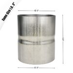 Elifecenter 3" ID to ID Exhaust Coupler, 304 Stainless Steel, 3.6" Long - Image 2