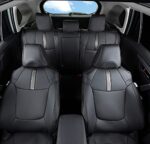 Custom Fit Toyota RAV4 Seat Covers 2019-2024 Waterproof Leather Black - Image 5