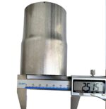 Stainless Steel 2.5" Exhaust Reducer Adapter Coupler Pipe 3.6" - Image 4