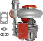 BLACKHORSE-RACING Diesel Turbocharger HX35 HX35W Turbo Charger with Internal Wastegate Turbine Compatible with 1999 2000 2001 2002 Dodge Ram 2500 3500 5.9L Truck 6BT Cummins Engine (3592766)