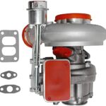 BLACKHORSE-RACING Diesel Turbocharger HX35 HX35W Turbo Charger with Internal Wastegate Turbine Compatible with 1999 2000 2001 2002 Dodge Ram 2500 3500 5.9L Truck 6BT Cummins Engine (3592766)