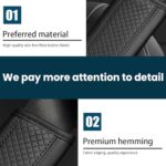 Osilly Leather Car Seat Belt Covers 2 Pack – Comfort & Neck Protection - Image 2