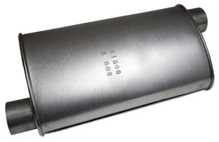 Walker Quiet-Flow SS 21548 Direct Fit Exhaust Muffler 2.5" Inlet (ID) 2.5" Outlet (ID) for Chrysler 300