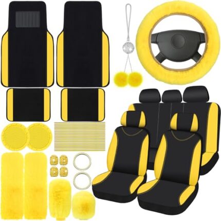 car seat covers yellow