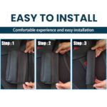 Osilly Leather Car Seat Belt Covers 2 Pack – Comfort & Neck Protection - Image 5