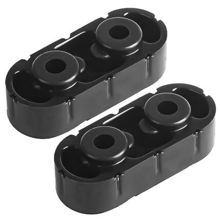 Exhaust Muffler Hanger Insulator (2pcs) 15092802 Fits for Chevy Express Suburban Silverado 1500 2500 3500 HD,for Yukon Savana Sierra 1500 2500 3500 HD,Muffler Tailpipe Hanger with Built-in Iron Frame