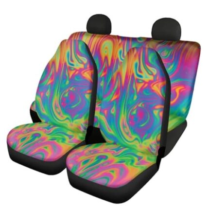 car seat covers rainbow