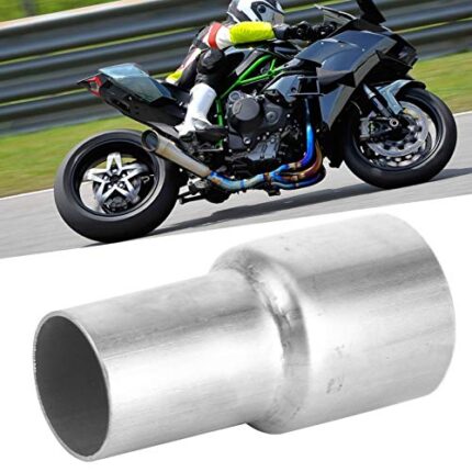 Exhaust Pipe Adapter, Universal Exhaust Pipe, 2"ID to 1.5"ID Stainless Steel Reducer Connector for Muffler Tail Pipe