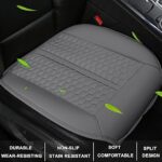 Gray Black Panther Car Seat Cover with Lumbar Support & Headrest - Image 2