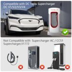 NACS to CCS Adapter 500A 1000V Tesla Supercharger EV Fast Charging - Image 3