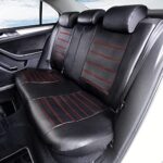 Premium Red Leather Car Seat Covers | Universal Fit | Full Set for Cars, Trucks, SUVs - Image 4