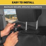 Cat Flexfit Black Seat Cover – Durable Canvas Rear Bench Protector for Cars, Trucks & SUVs - Image 5