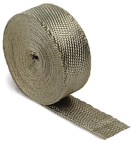 Design Engineering 010127 Titanium 2" x 50' Exhaust Heat Wrap Design Engineering 010127 Titanium 2" x 50' Exhaust Heat Wrap with LR Technology