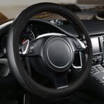 CAR PASS 3D Mesh Seat Covers Set with Mats & Wheel Cover, Black - Image 5
