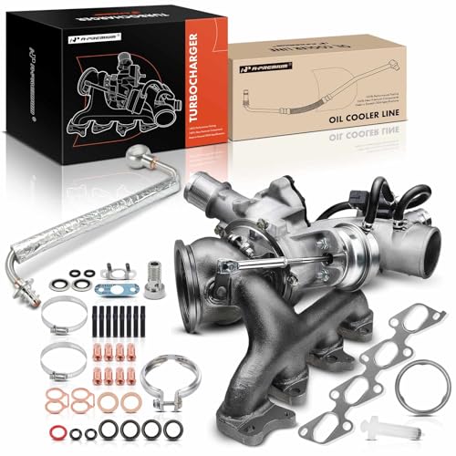 A-Premium Turbocharger with Installation Kits & Turbo Oil Feed Line A-Premium Turbocharger with Installation Kits & Turbo Oil Feed Line Compatible with Chevy & Buick Models - Cruze 2011-2015, Cruze Limited 2016, Sonic 2012-2020, Encore, Trax 2013-2021 - # 55565353