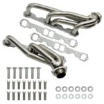Exhaust Headers Polished Stainless Steel SBC Headers for 1988-1995 Chevy GMC C1500 C2500 K1500 K2500 1992-1995 Chevrolet Blazer Tahoe GMC Suburban Yukon 5.0L 5.7L 305 350