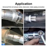 Stainless Steel Exhaust Reducer Adapter 2.25" to 2.5" ID - Universal Fit Performance Pipe (2-Pack) - Image 4