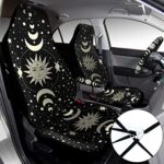 Witch Moon Star Car Seat Covers Set: Stylish 10pc Auto Interior Kit for Women - Image 2