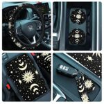 Witch Moon Star Car Seat Covers Set: Stylish 10pc Auto Interior Kit for Women - Image 4
