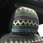 Bohemian Blue Car Seat Covers Full Set: Breathable Baja Fabric, Universal Fit - Image 5
