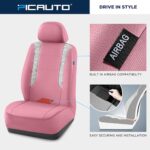 Sparkly Pink Car Seat Covers for Women – Crystal Bling, Waterproof - Image 6