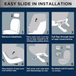 Sparkly Pink Car Seat Covers for Women – Crystal Bling, Waterproof - Image 7