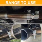 TIROL 2.5 Inch Exhaust Clamp 2-Pack Stainless Steel Muffler Band - Image 6