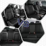 Skechers Memory Foam Car Seat Covers Full Set – Black, Air Mesh, Leather - Image 7