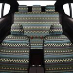 Bohemian Blue Car Seat Covers Full Set: Breathable Baja Fabric, Universal Fit - Image 3