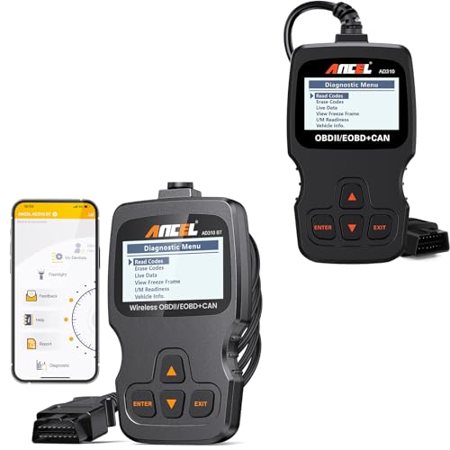 ANCEL Classic Enhanced Universal OBD II Scanner Car Engine Fault ANCEL Classic Enhanced Universal OBD II Scanner Car Engine Fault Code Reader CAN Diagnostic Scan Tool-Black
