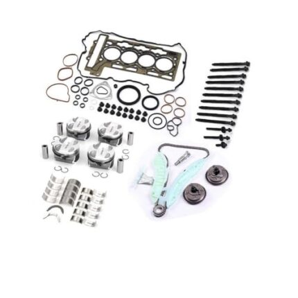 AXVEFHXB Engine Rebuild Kit Compatible with 1.6L N12 N16 Compatible with Clubman R55 R56 Includes Timing Chain Kit VVT Gear Head Gasket Set