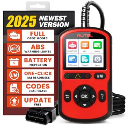 Autel OBD2 Scanner AutoLink AL549(Upgraded Ver. of AL519)Code Reader with AutoVin, Read/Erase DTCs for ABS, Universal Car Battery Test,OBDII Scan with Live Data,Check Engine Fault OBD2 Diagnostic Tool