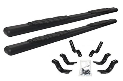 Big Country Truck Accessories 105101870 5 in. Fusion Side Bars Kit 87 in. Long Incl. Brackets Textured Black Powder Coat