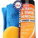Carfidant Scratch and Swirl Remover - Car Scratch Remover for Vehicles Paint - Polishing Compound for Cars with Pad and Towel - Cutting and Buffing Compound for Paint Restorer