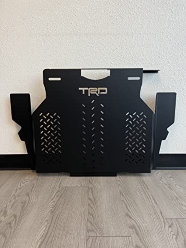 Catalytic Converter Protection Anti-Theft Shield, Cover Guard, Defender, Compatible with KDDS Suspension System, Toyota 4Runner 2wd & 4wd 2010-2023 with Black Texture Powder Coated