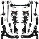 Detroit Axle - Front End 14pc Suspension Kit for Chevy Impala Monte Carlo Buick LaCrosse Regal Century Allure, Struts Control Arm w/Ball Joints Tie Rods Boots Front and Rear Sway Bars Replacement