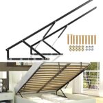 Dyna-Living 4.6FT Bed Lift Mechanism 120kg/264.5lbs Load Capacity Pneumatic Gas Spring for Storage Bed Box or Sofa Bed
