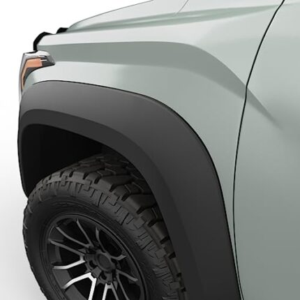 EGR 755404 Rugged Look Fender Flare Truck Accessory Set, Matte Black Finish, Compatible with Select Toyota Tundra Models