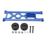 High-Performance Wheelie Bar Set for 1/10 RC Drag Car - Aluminum Blue Suspension Arms - Image 2