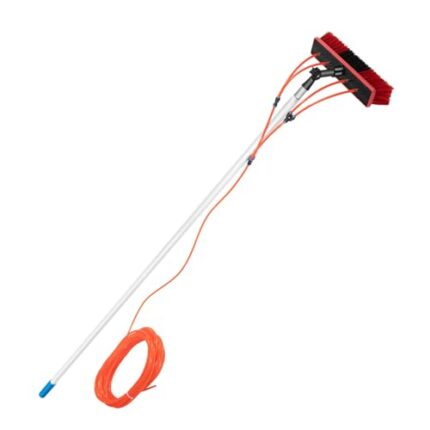 HIYTCU 26.25ft High Reach Duster Kit, Window Washing Kit with Extension Pole, Window Cleaning Kit for Cleaning Cars, Trucks, Vans, Caravans, Windows
