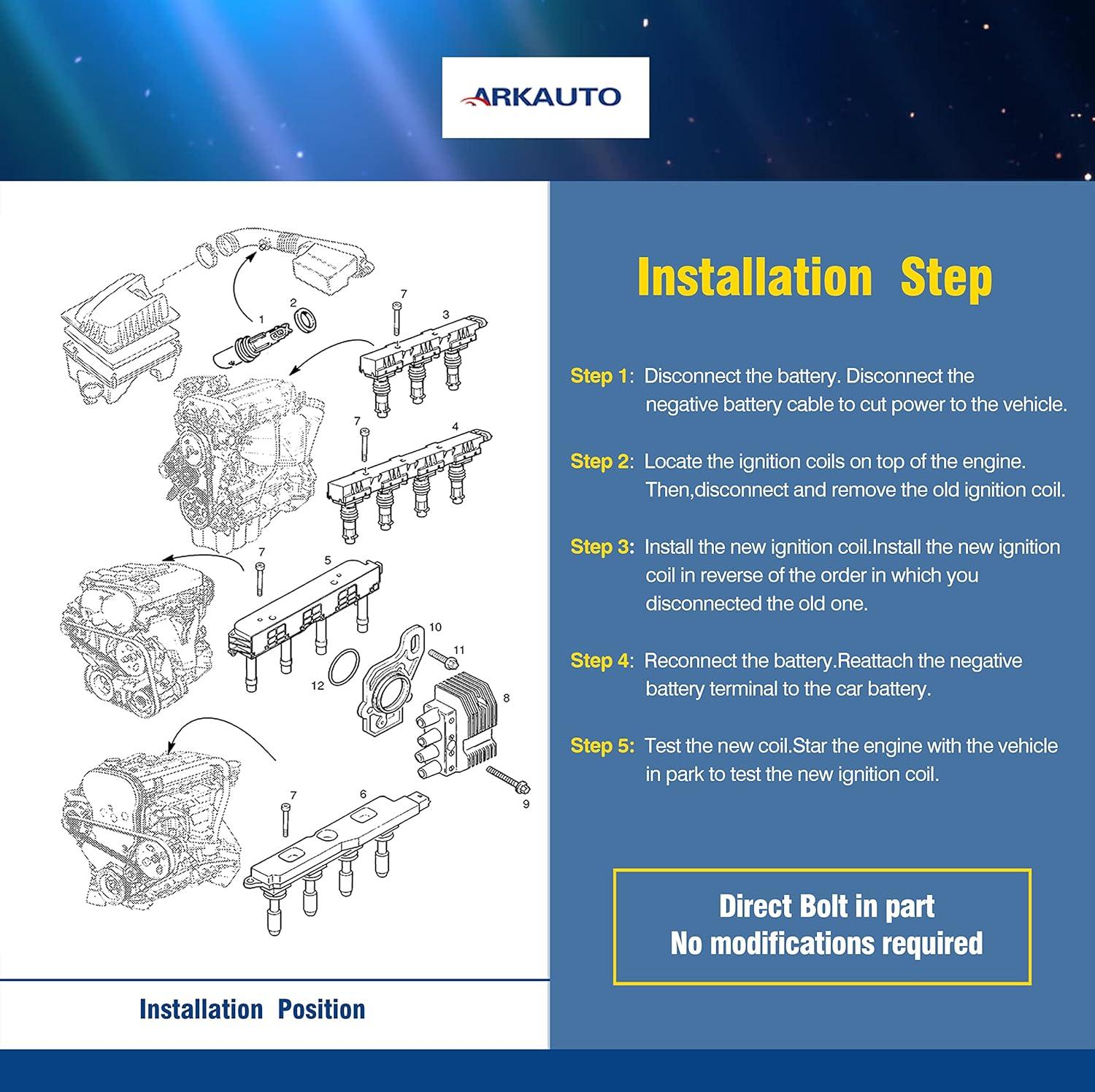 Ultimate Performance:‌ ARKAUTO Ignition Coil⁣ for Tough ⁢Rides