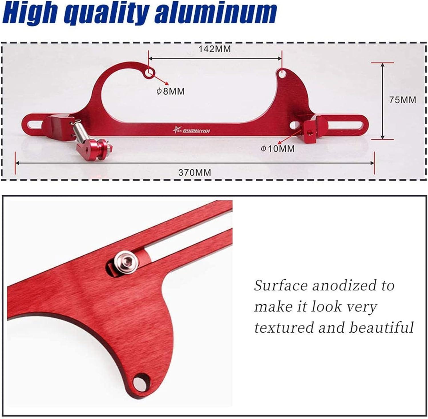 Red Hot Ride: Precision Throttle Bracket Power!