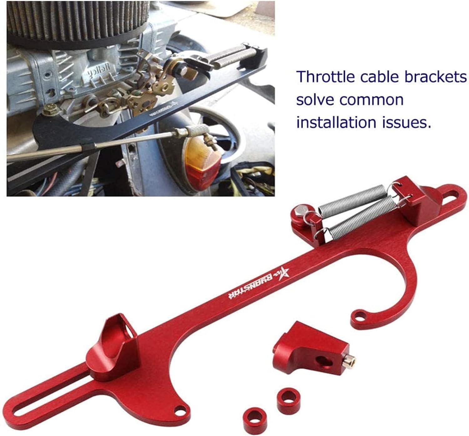 red Hot Ride: Precision throttle Bracket Power!