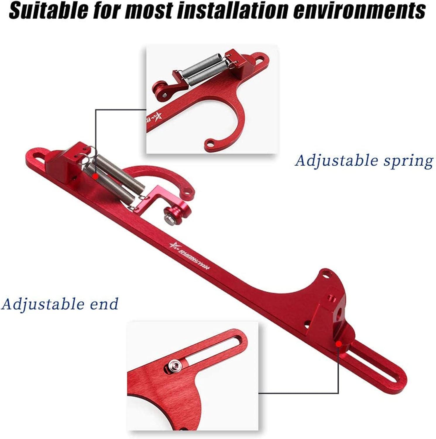 Red Hot Ride: Precision Throttle Bracket Power!
