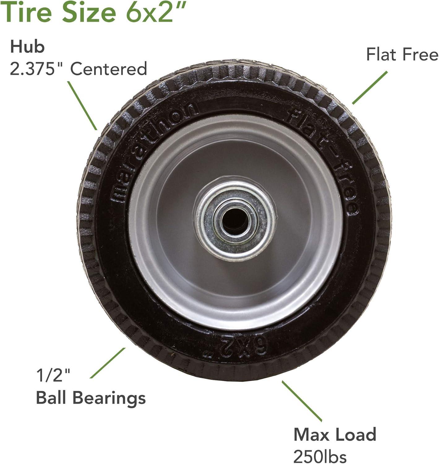 Let's Roll: Our marathon 6x2 Flat Free Tire for Hand ‌Trucks!