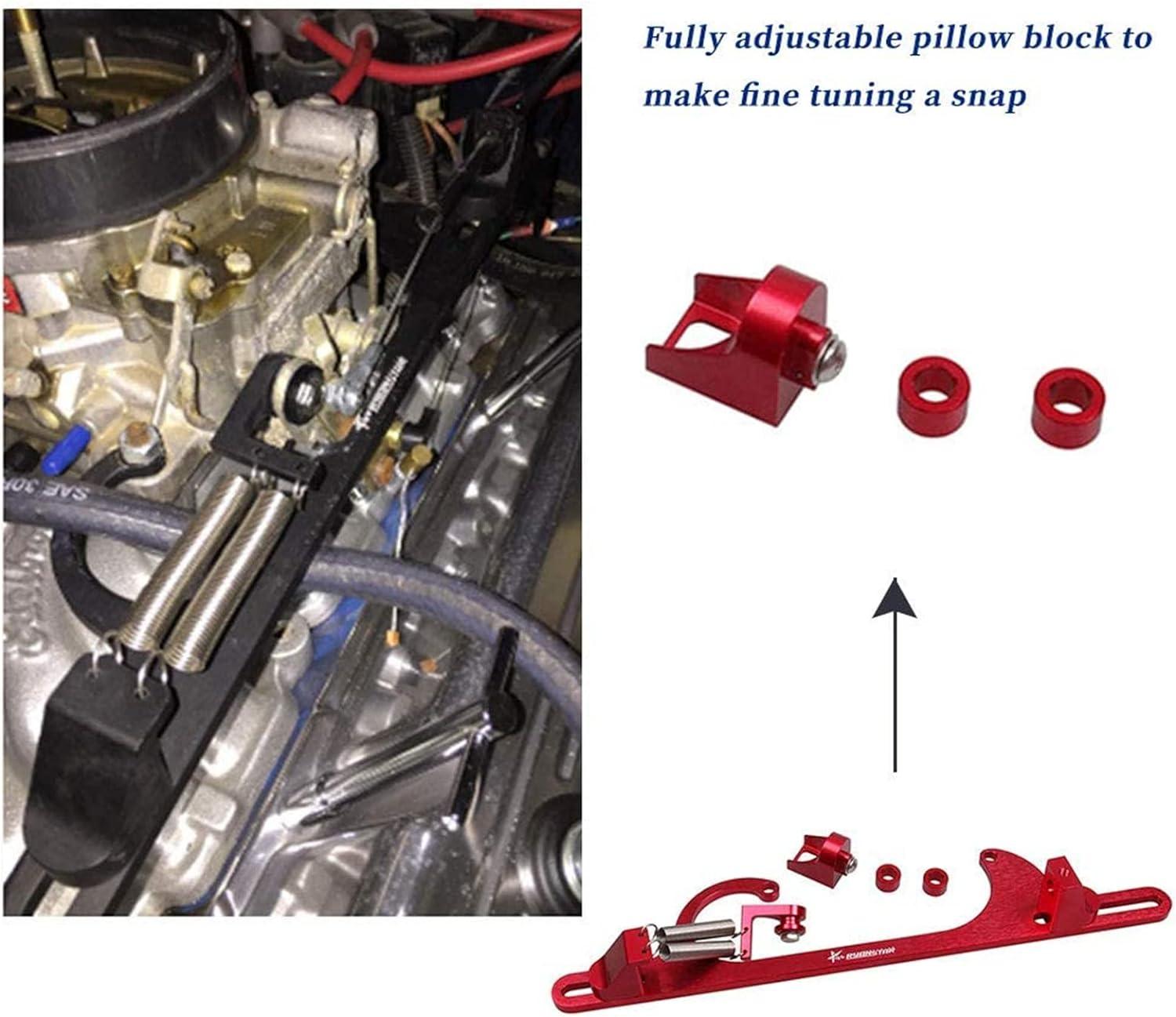 Red Hot Ride: Precision Throttle Bracket Power!